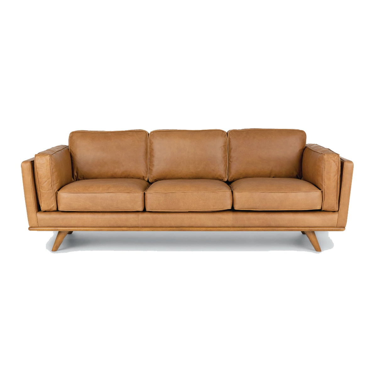 Macadamia Sofa Top Grain Leather in Cognac 90