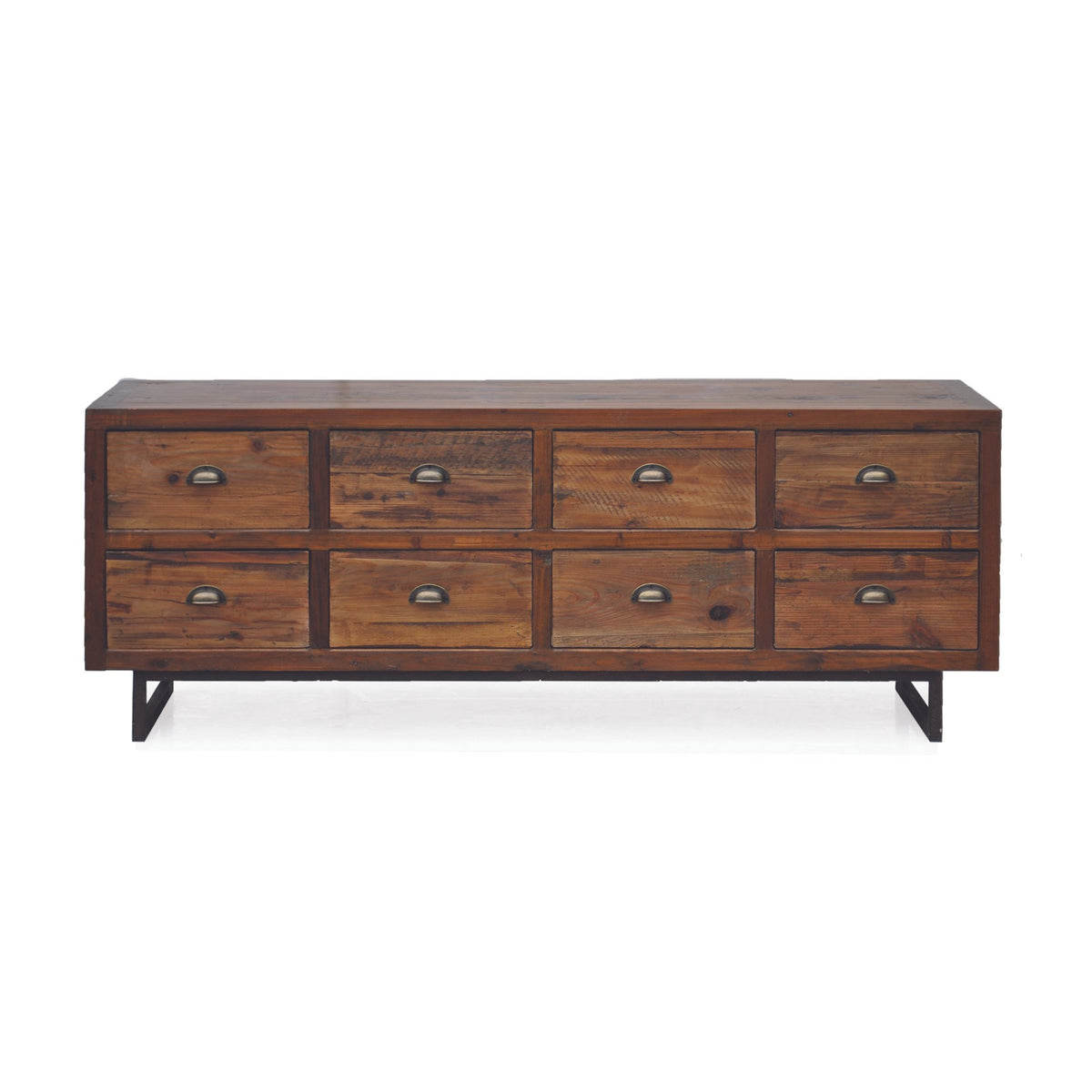 Salvaged Redwood TV Stand Reclaimed RedWood 71” URBAN HOME