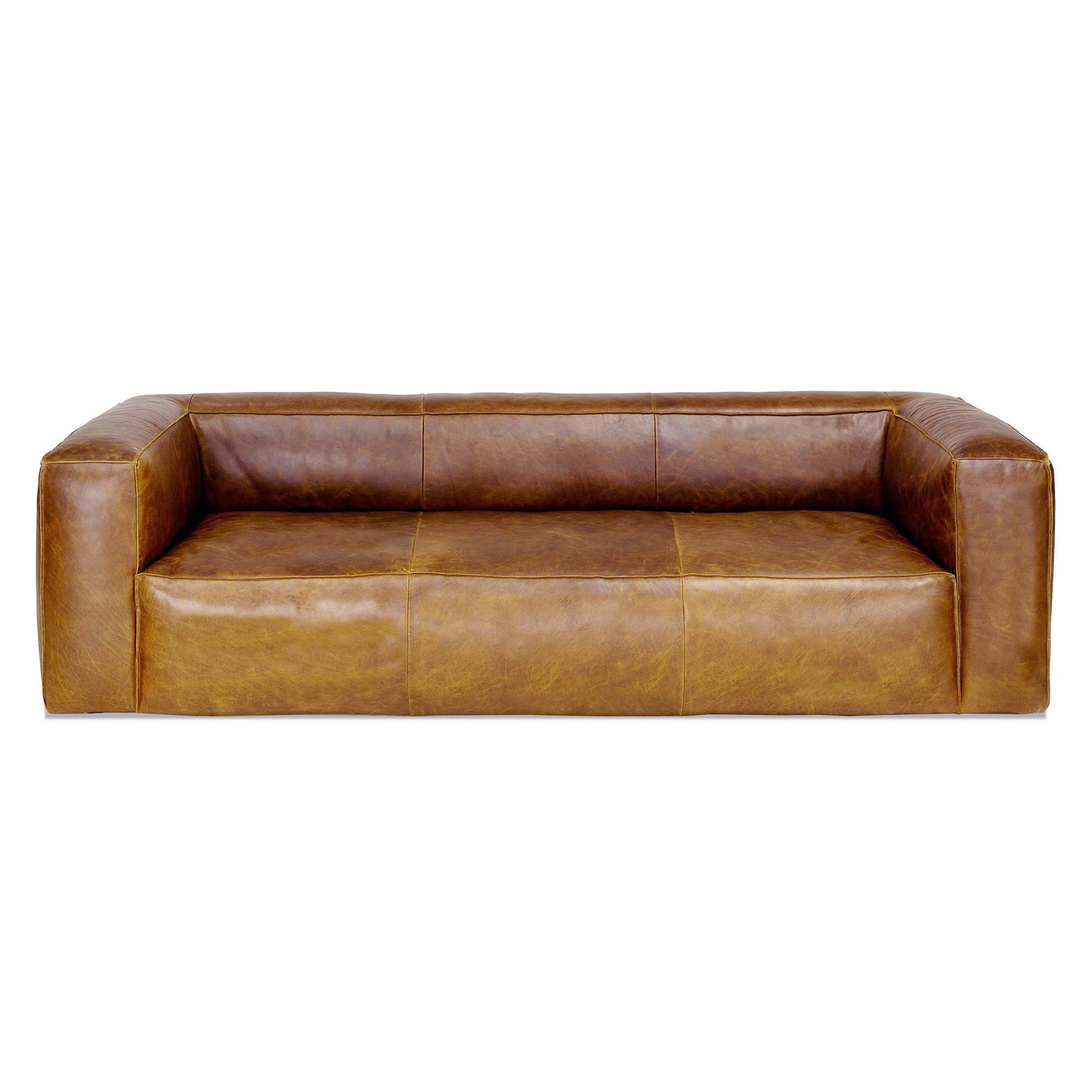 Cooper Sofa Top Grain Leather In Brown